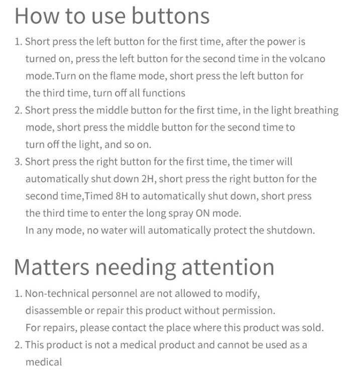 Flame aromatherapy machine remote control Humidifier Full Crack Fire Blue Remote Co_7