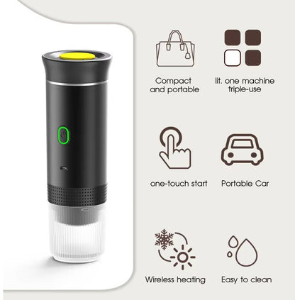 Portable Capsule Coffee Machine - White