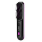 LCD rechargeable wireless straightening comb